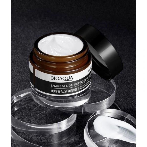 Bioaqua Cream for the skin around the eyes with snake venom peptide, moisturizing and firming, anti-aging for eyelids. 30 g